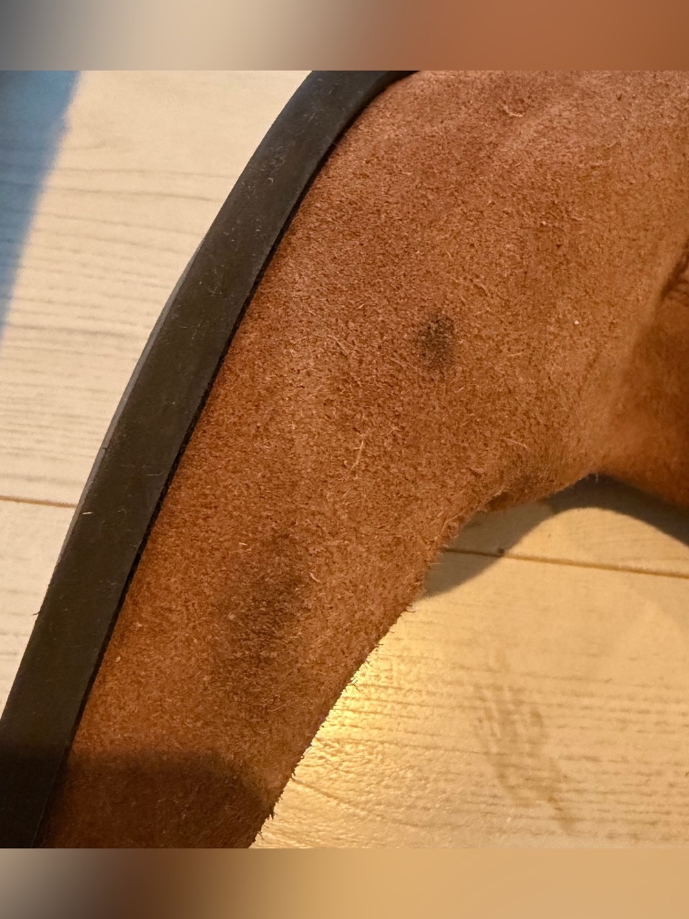 Bianco Tan Suede Mid-Calf Heeled Boots 41 - Picture 6 of 8